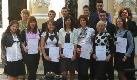 DSD-Diplomanden des Colegiul National "Liviu Rebreanu"